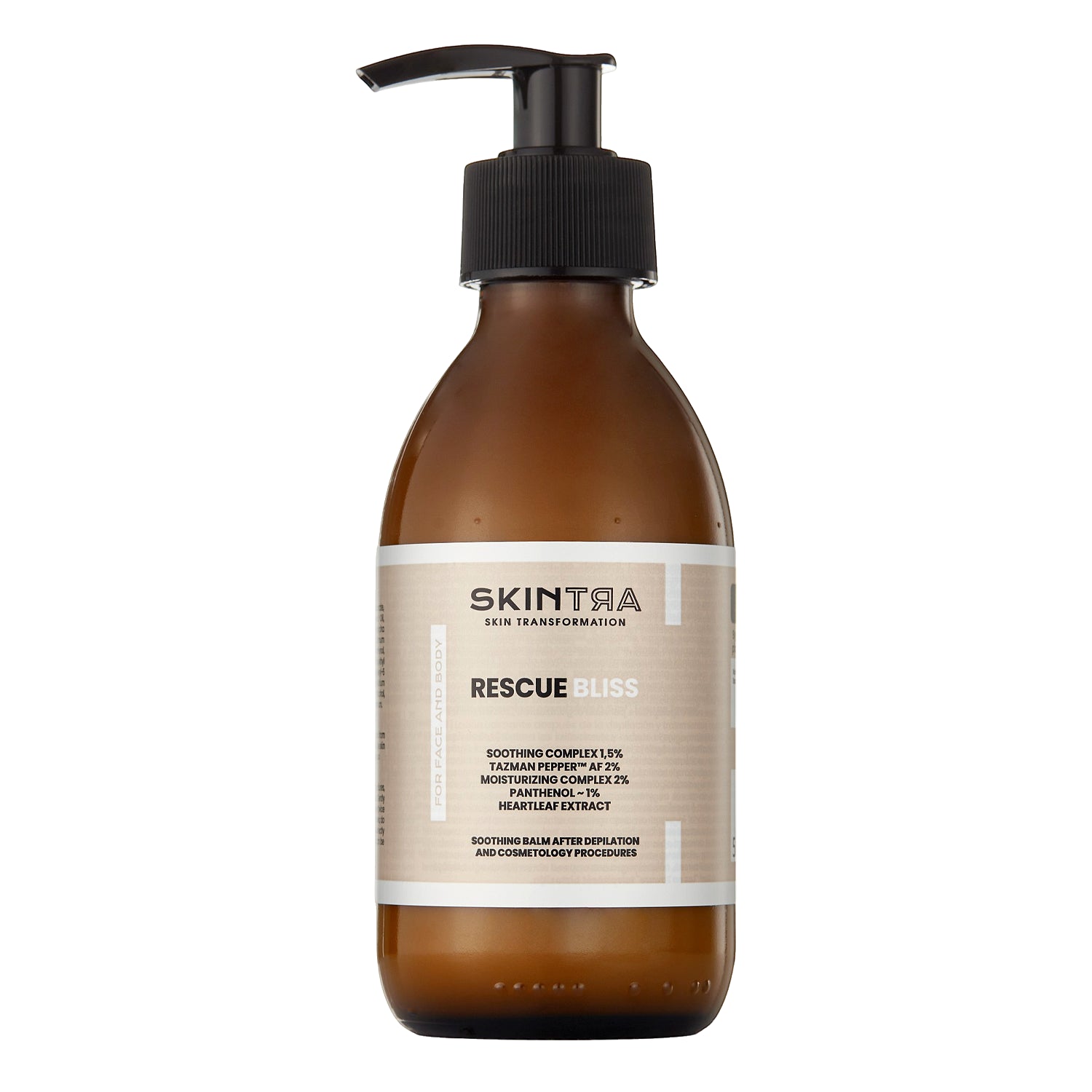 SkinTra - Rescue Bliss - Balsam Po Depilacji i Zabiegach Kosmetologicznych Do Twarzy i Ciała - 200ml